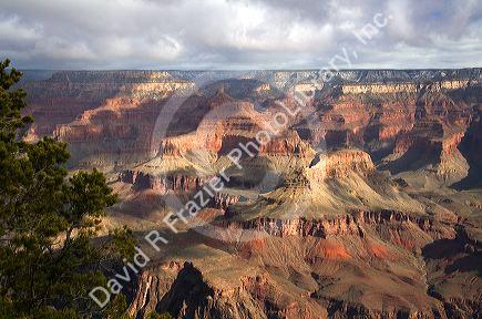 South Rim view of the Grand Canyon, Arizona, USA.