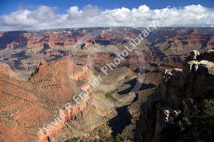 South Rim view of the Grand Canyon, Arizona, USA.