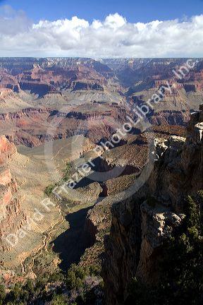 South Rim view of the Grand Canyon, Arizona, USA.