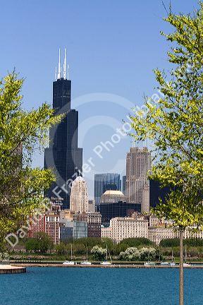 Willis Tower formerly known as the Sears Tower in Chicago, Illinois, USA.