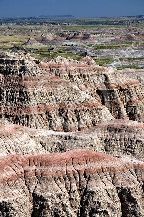 Badlands National Park in southwest South Dakota, USA.