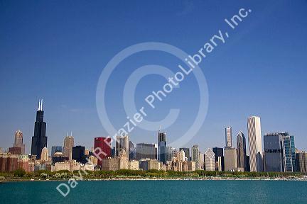 Skyline of Chicago, Illinois, USA.