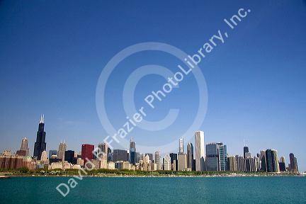 Skyline of Chicago, Illinois, USA.