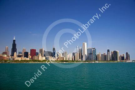 Skyline of Chicago, Illinois, USA.