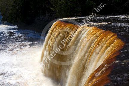 Upper Tahquamenon Falls on the Tahquamenon River in the eastern Upper Peninsula of Michigan, USA.
