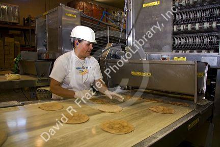 Corn tortilla processing factory located in Caldwell, Idaho, USA. 