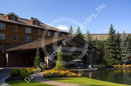 The Sun Valley Lodge located in Sun Valley, Idaho, USA.