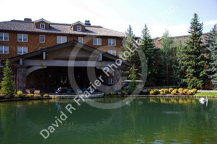 The Sun Valley Lodge located in Sun Valley, Idaho, USA.