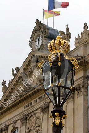 Hotel de Ville at Place Stanislas in Nancy, Lorraine, France.