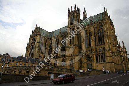 The Metz Cathedral in Metz, France.