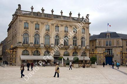 Grand Hotel at Place Stanislas in Nancy, Lorraine, France.