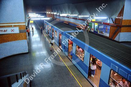 The Metro in Santiago, Chile.