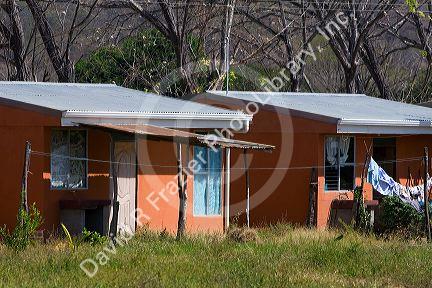 Low income housing near the town of Nicoya, Costa Rica.