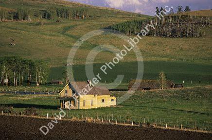 A farm near Grand Forks, British Columbia.