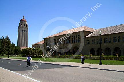 Hoover Tower on the Stanford University campus in Palo Alto, California, USA.