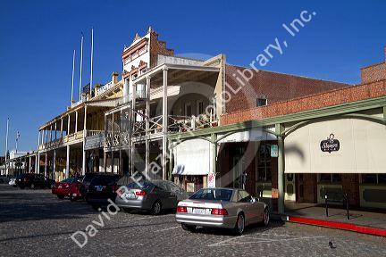 Old Sacramento State Historic Park in Sacramento, Califorina, USA.
