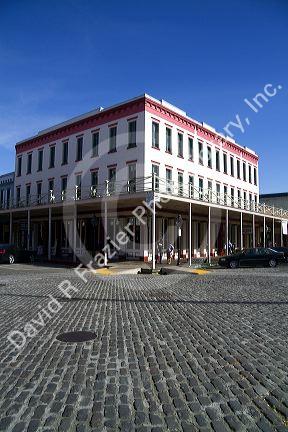 Old Sacramento State Historic Park in Sacramento, Califorina, USA.