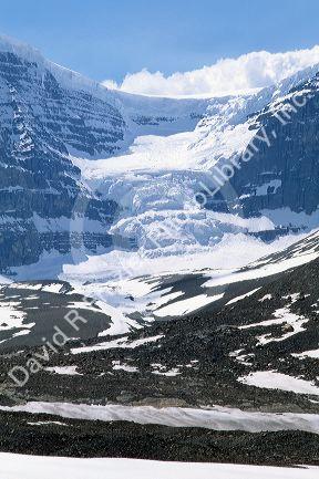 A glacier in Jasper Park, Banff, Canada.