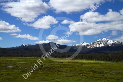 Sawtooth Mountains near Stanley, Idaho, USA.