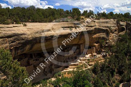 Mesa Verde National Park located in Montezuma County, Colorado, USA.