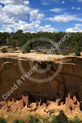 Mesa Verde National Park located in Montezuma County, Colorado, USA.