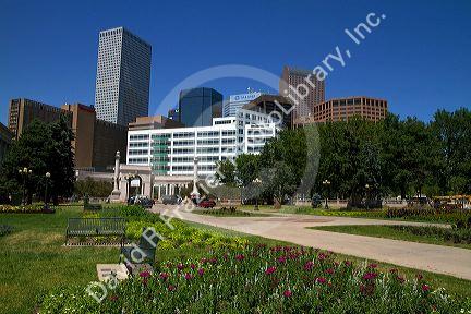 Buildings in downtown Denver, Colorado, USA.