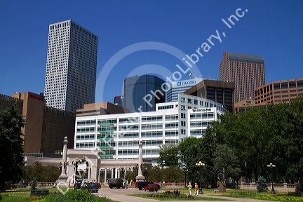 Buildings in downtown Denver, Colorado, USA.