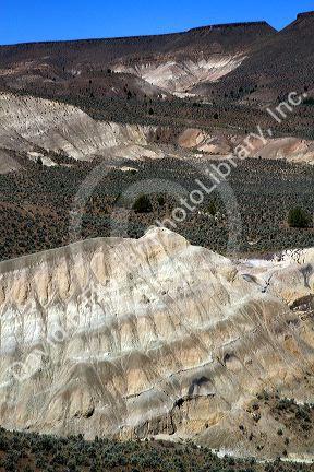 Overlooking Sheep Rock at the John Day Fossil Beds National Monument in Eastern Oregon, USA.