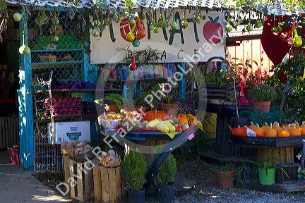 Produce stand in Vicksburg, Mississippi, USA.