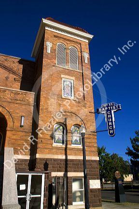 The 16th Street Baptist Church located in Birmingham, Alabama, USA.