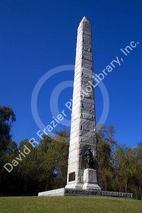 The Minnesota Memorial located within the National Military Park in Vicksburg, Mississippi, USA.