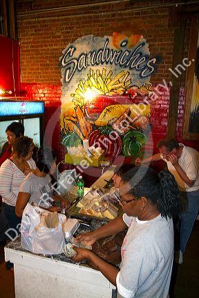 Strong's soul food restaurant in Selma, Alabama, USA.