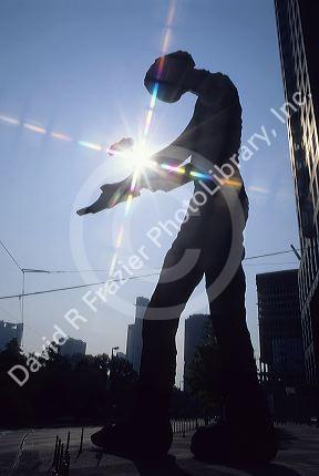 A sculpture at Messe in Frankfurt, Germany.