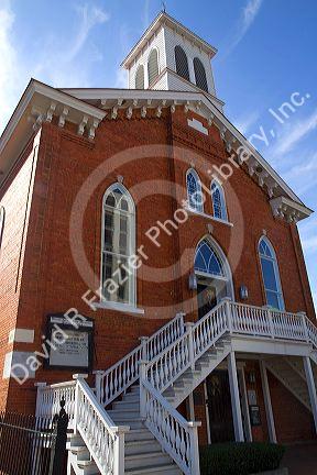 Dexter Avenue Baptist Church in Montgomery, Alabama, USA.