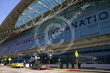 San Francisco International Airport terminal located south of downtown San Francisco, California, USA.