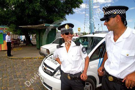 Metropolitan police of Buenos Aires, Argentina.
