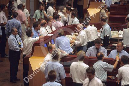 The Frankfurt Stock Exchange in Germany.