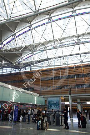 San Francisco International Airport terminal located south of downtown San Francisco, California, USA.