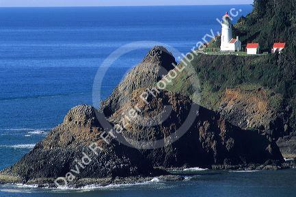 Heceta Head Lighthouse on the Oregon coast.