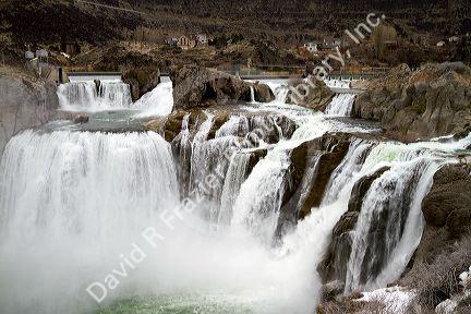 Shoshone Falls on the Snake River located near Twin Falls, Idaho, USA.