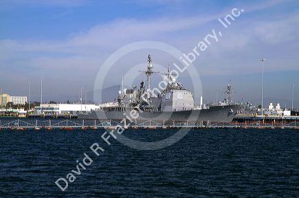 Naval ship yard in the San Diego Bay, California, USA.