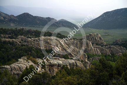 City of Rocks National Reserve and state park in Cassia County, Idaho, USA