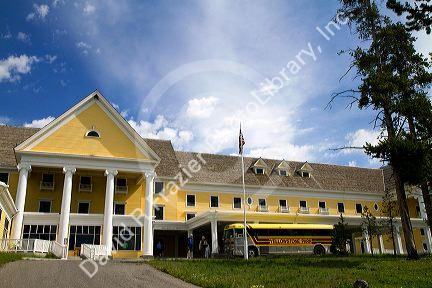 Lake Yellowstone Hotel is located within Yellowstone National Park, Wyoming, USA.