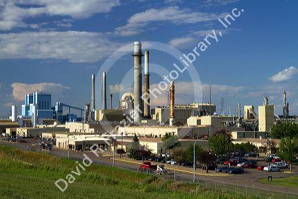 Great Plains Synfuels coal gasification plant near Beulah, North Dakota, USA.