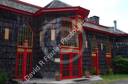The Naniboujou Lodge and Restaurant located on the North Shore of Lake Superior in Cook County, Minnesota, USA.