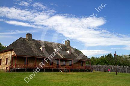 The Grand Hall located at the Grand Portage National Monument on the north shore of Lake Superior in northeastern Minnesota, USA.