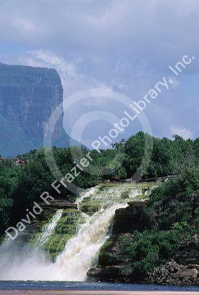Hocha Falls near Angel Falls in Venezuela.