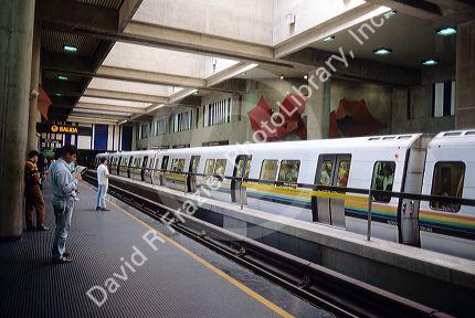 The subway metro in Caracas, Venezuela.
