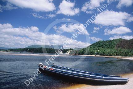 Hocha Falls near Angel Falls in Venezuela.