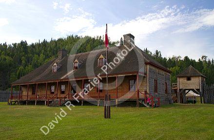 The Grand Hall located at the Grand Portage National Monument on the north shore of Lake Superior in northeastern Minnesota, USA.